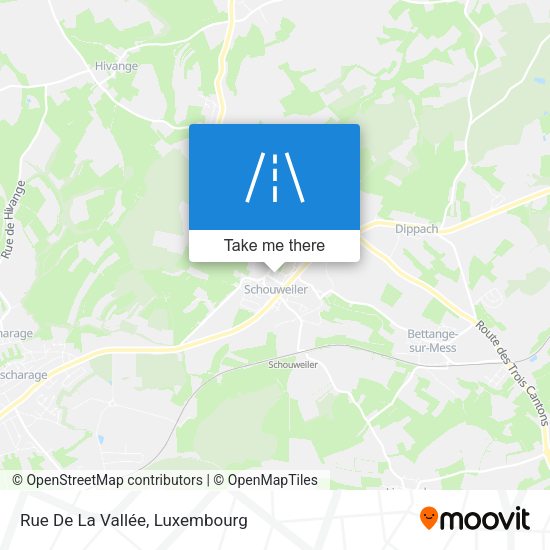 Rue De La Vallée map