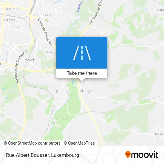 Rue Albert Bousser map