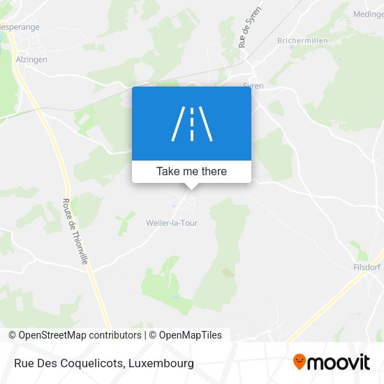 Rue Des Coquelicots map