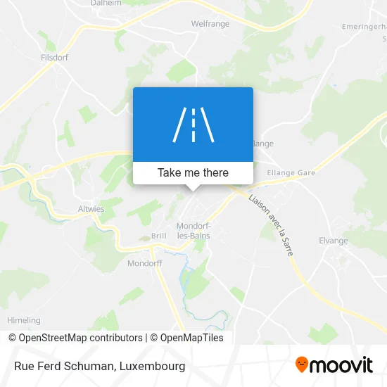 Rue Ferd Schuman map