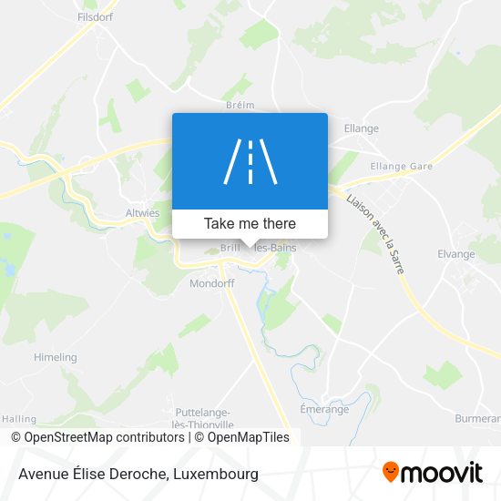 Avenue Élise Deroche map