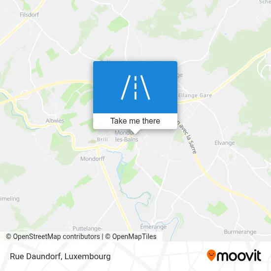 Rue Daundorf map