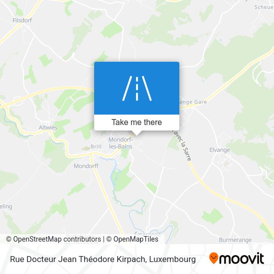Rue Docteur Jean Théodore Kirpach map