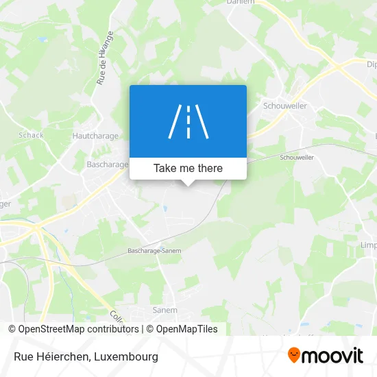 Rue Héierchen map