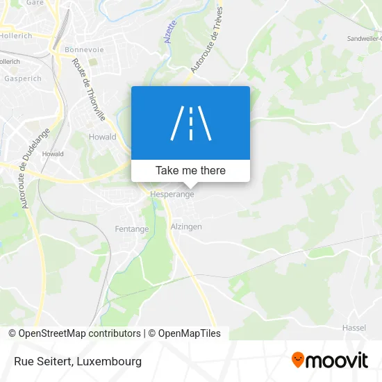 Rue Seitert map