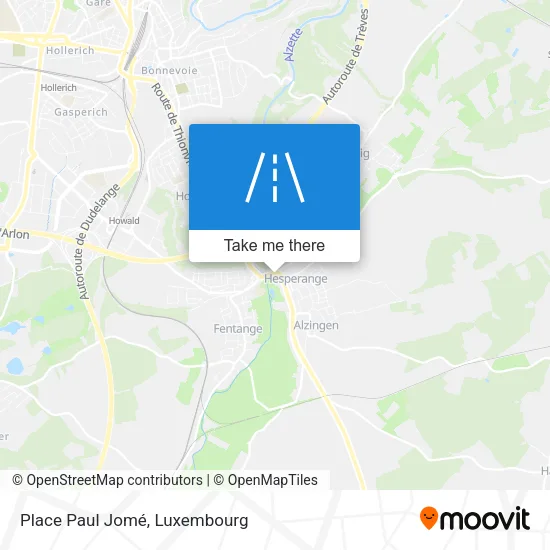 Place Paul Jomé map