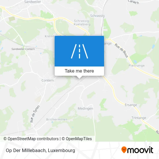 Op Der Millebaach map