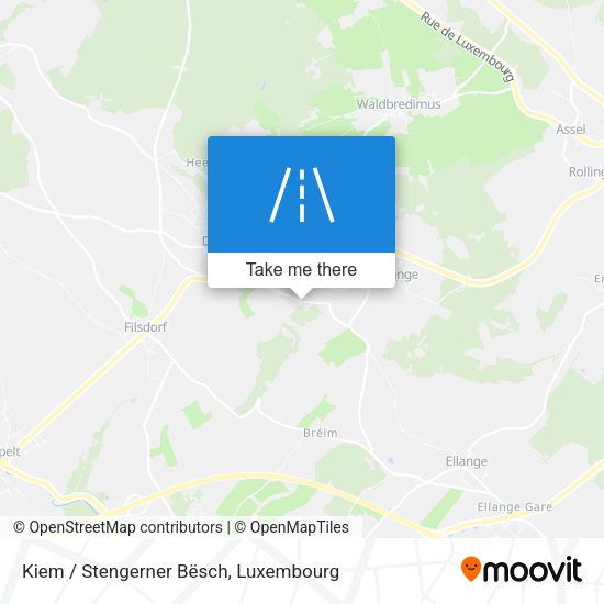 Kiem / Stengerner Bësch map