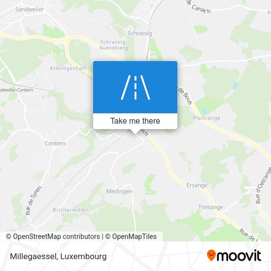 Millegaessel map