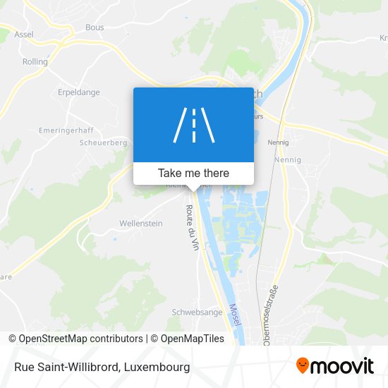 Rue Saint-Willibrord map