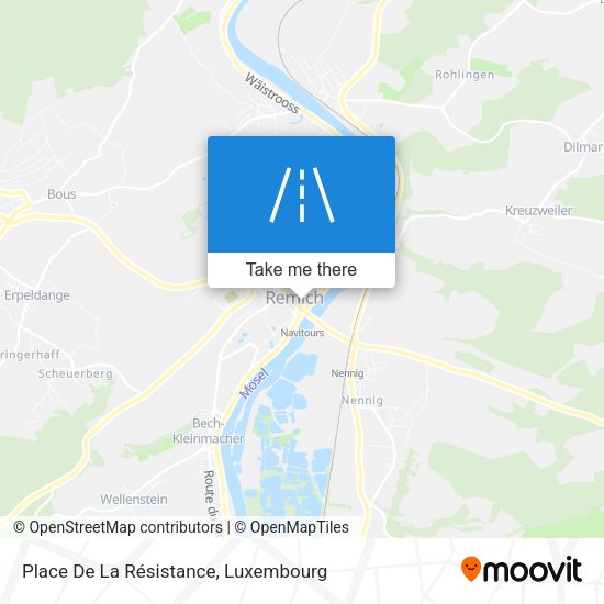 Place De La Résistance map