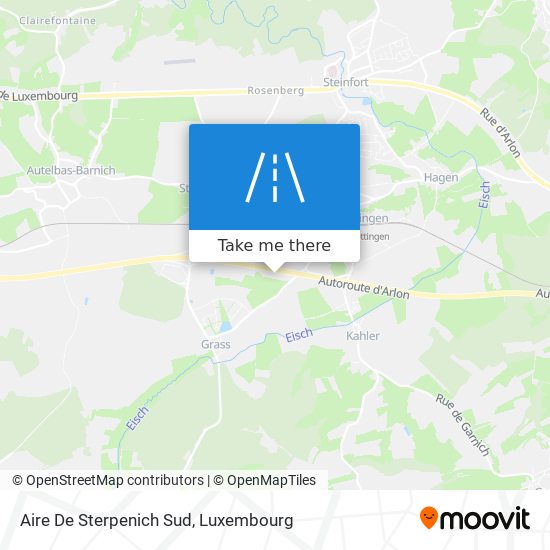 Aire De Sterpenich Sud map