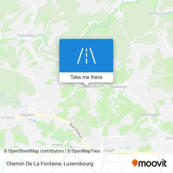 Chemin De La Fontaine map