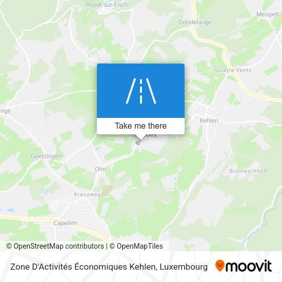 Zone D'Activités Économiques Kehlen map
