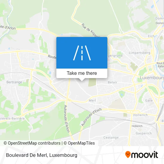 Boulevard De Merl map