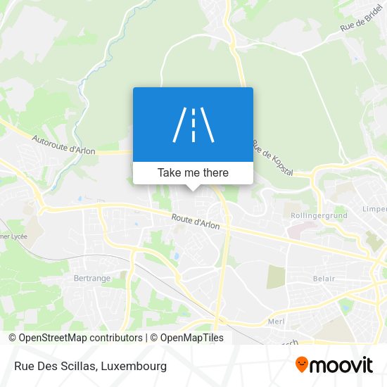 Rue Des Scillas map