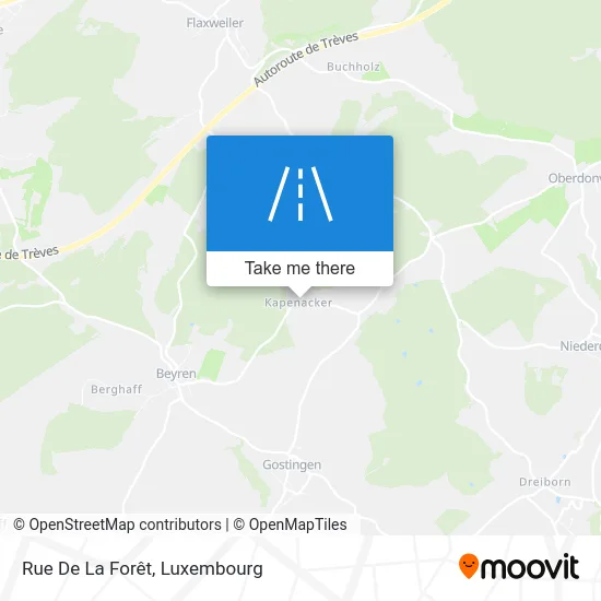 Rue De La Forêt map