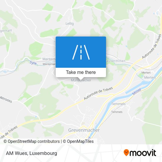 AM Wues map