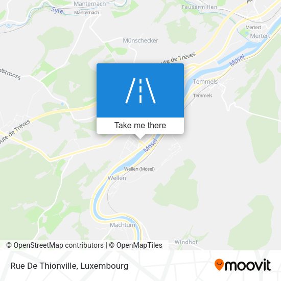Rue De Thionville map