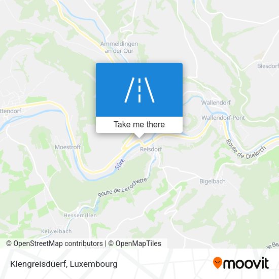 Klengreisduerf map