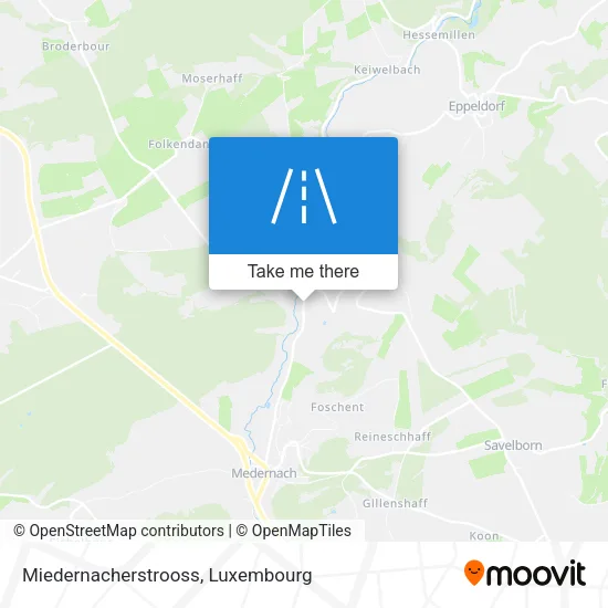 Miedernacherstrooss map