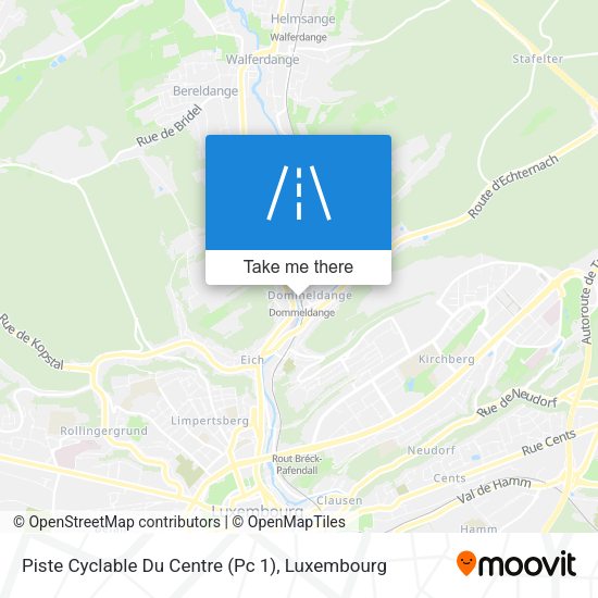 Piste Cyclable Du Centre (Pc 1) map