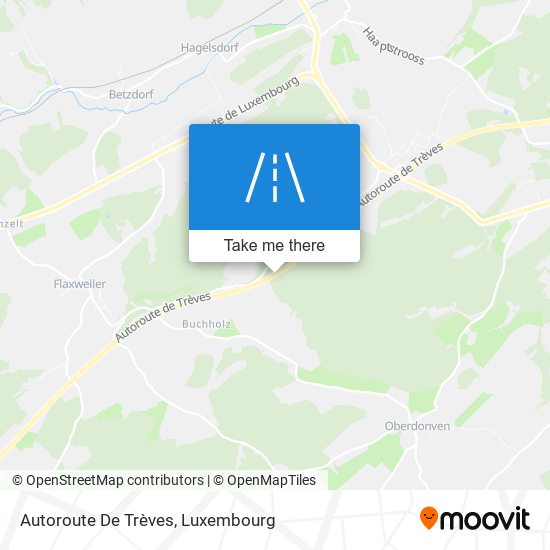 Autoroute De Trèves map