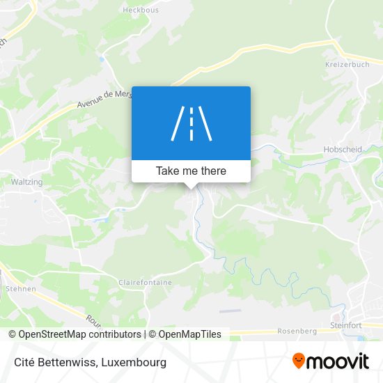 Cité Bettenwiss map