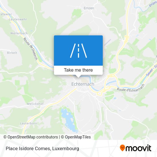 Place Isidore Comes map