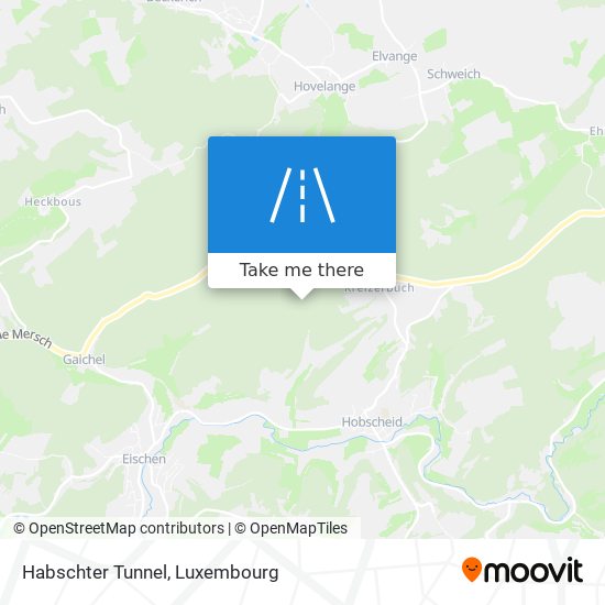 Habschter Tunnel map