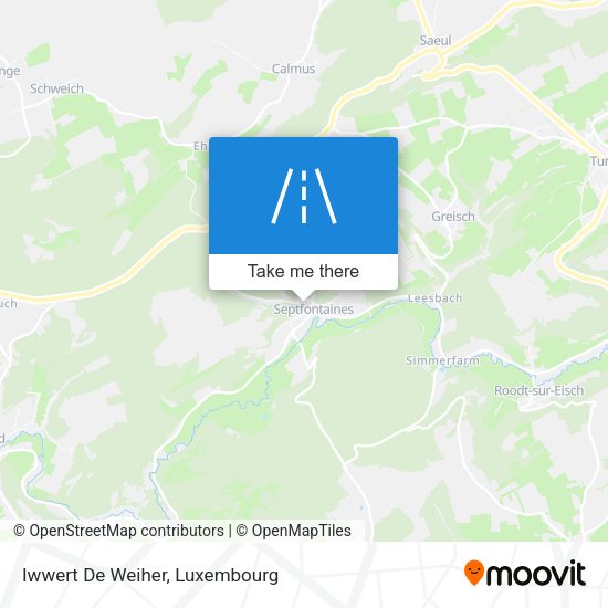 Iwwert De Weiher map