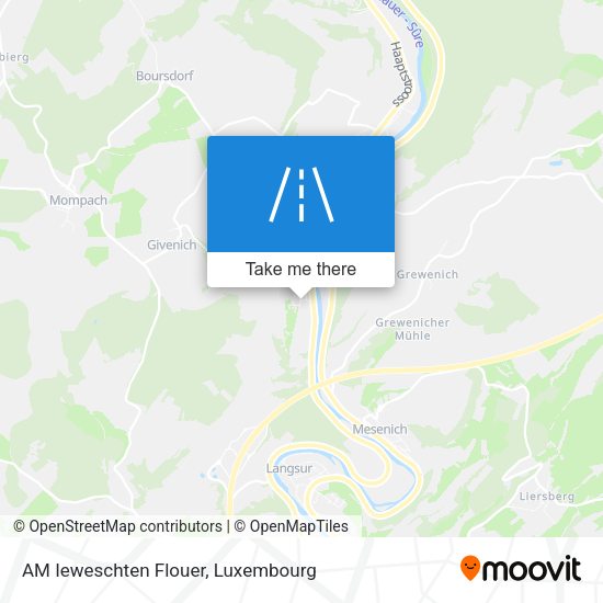 AM Ieweschten Flouer map