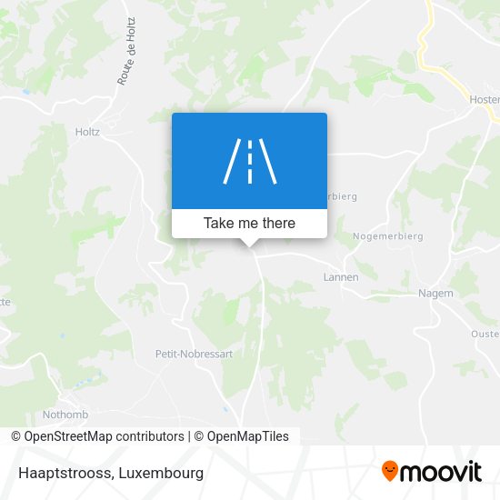 Haaptstrooss map
