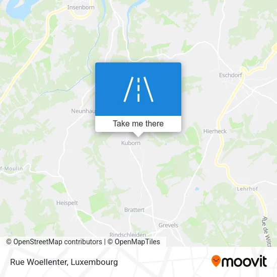 Rue Woellenter map