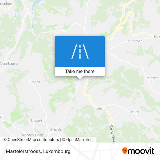 Martelerstrooss map