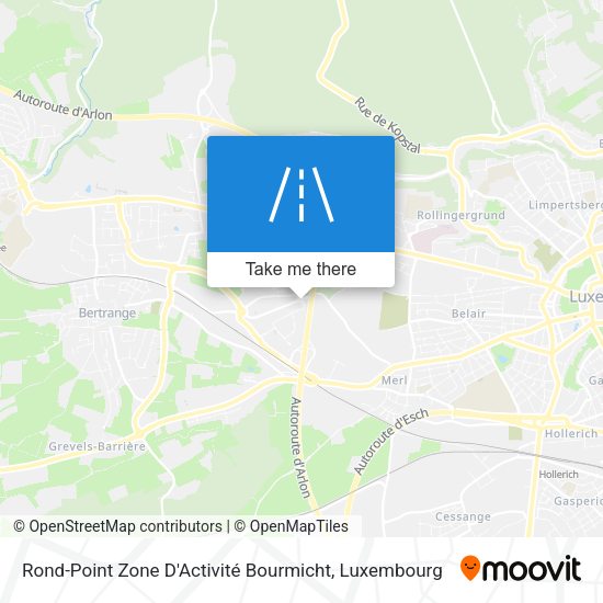 Rond-Point Zone D'Activité Bourmicht map