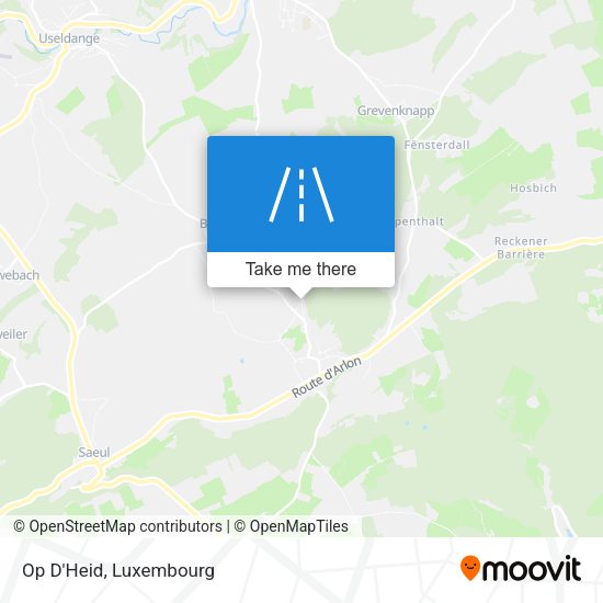 Op D'Heid map