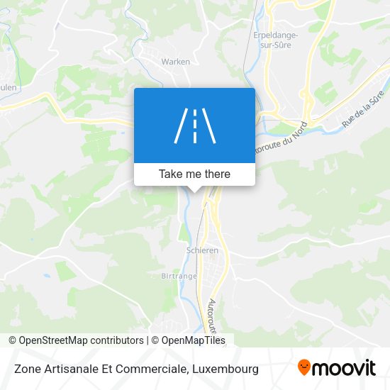 Zone Artisanale Et Commerciale map