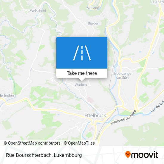 Rue Bourschterbach map