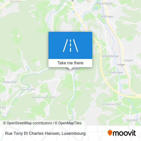 Rue Tony Et Charles Hansen map