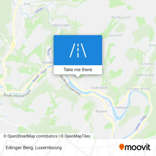 Edinger Berg map