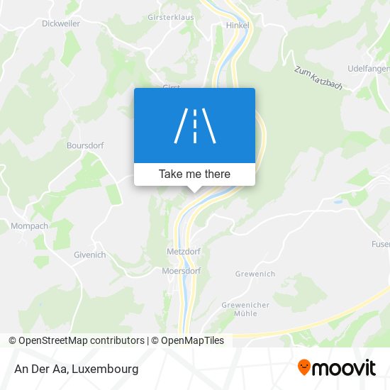An Der Aa map