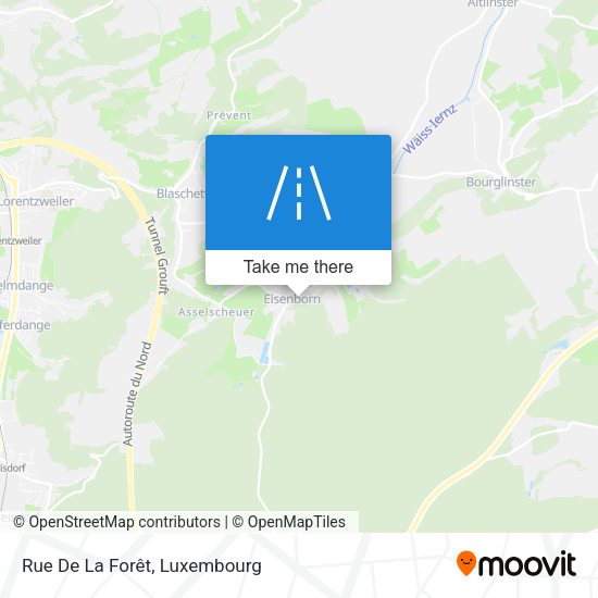 Rue De La Forêt map