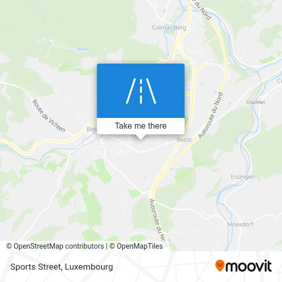 Rue Des Sports map