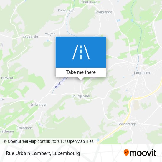Rue Urbain Lambert map