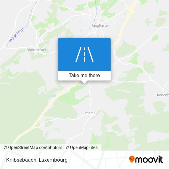 Kriibsebaach map