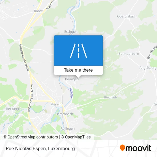 Rue Nicolas Espen map