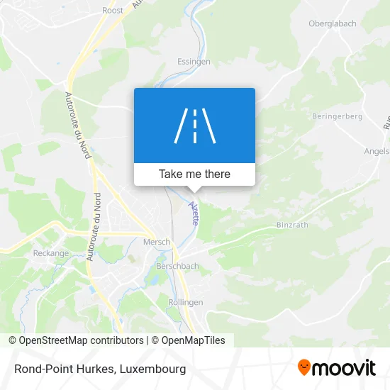 Rond-Point Hurkes Karte