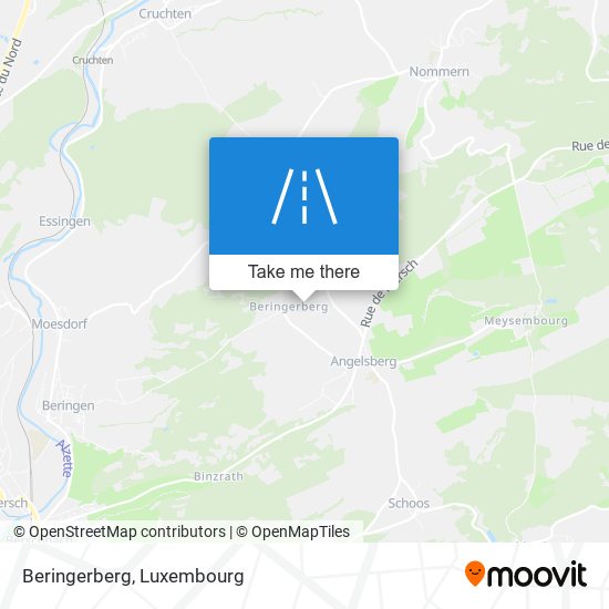 Beringerberg map