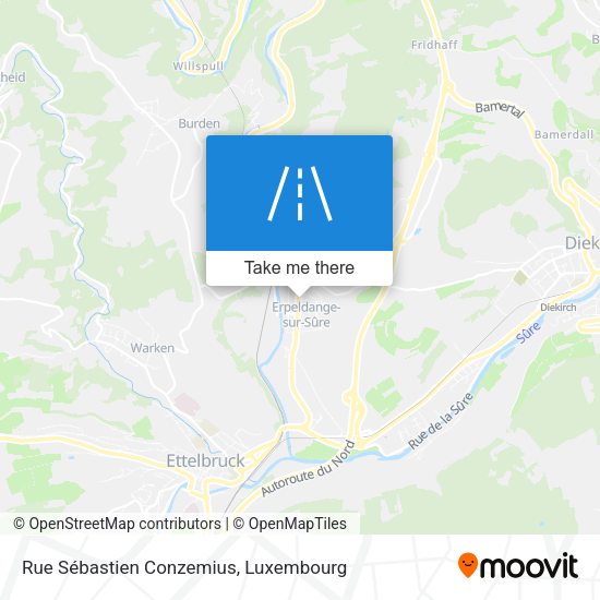 Rue Sébastien Conzemius map